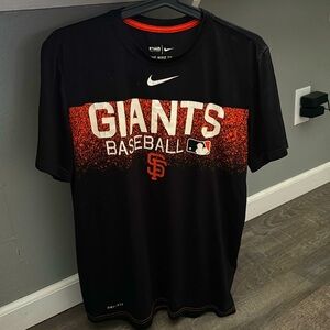 Men’s Nike Giants Baseball Dri-Fit Shirt ~ Size Medium